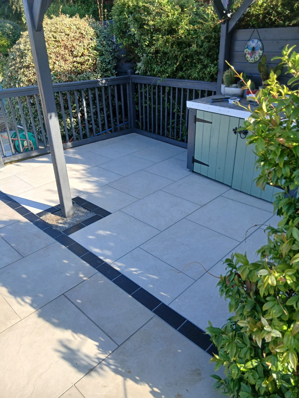 Porcelain patio